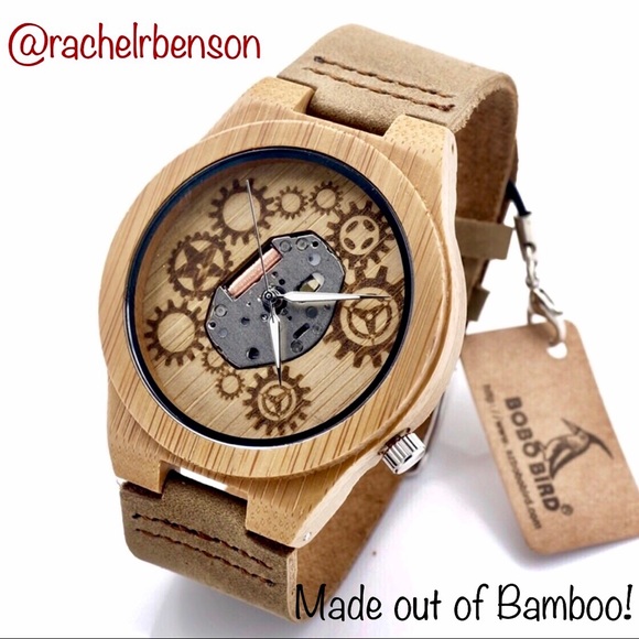 "Georgie" Gearwheel Dial Bamboo Quartz - Picture 2 of 7
